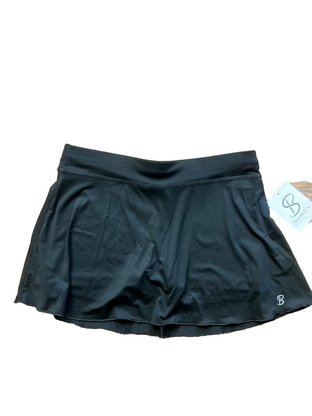 SofiBella NEW 13" Women's Black Skort Size Medium SKU#C24234
